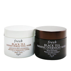 Black Tea Age-delay For Night & Day Set: Black Tea Instant Perfecting Mask 100ml + Black Tea Firming Overnight Mask 100ml - 2x100ml/3.3oz