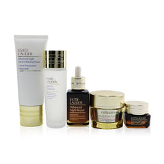 Nightly Skincare Experts Set: ANR 50ml + Revitalizing Supreme+ Soft Cream 50ml + Eye Supercharged 15ml + Micro Cleans... - 5pcs