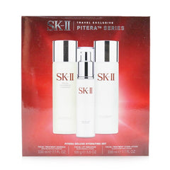 Pitera Deluxe Hydrating  3-pieces Set: Facial Treatment Essence 230ml + Facial Lift Emulsion 100g + Facial Treatment Clear Lotion 230ml - 3pcs
